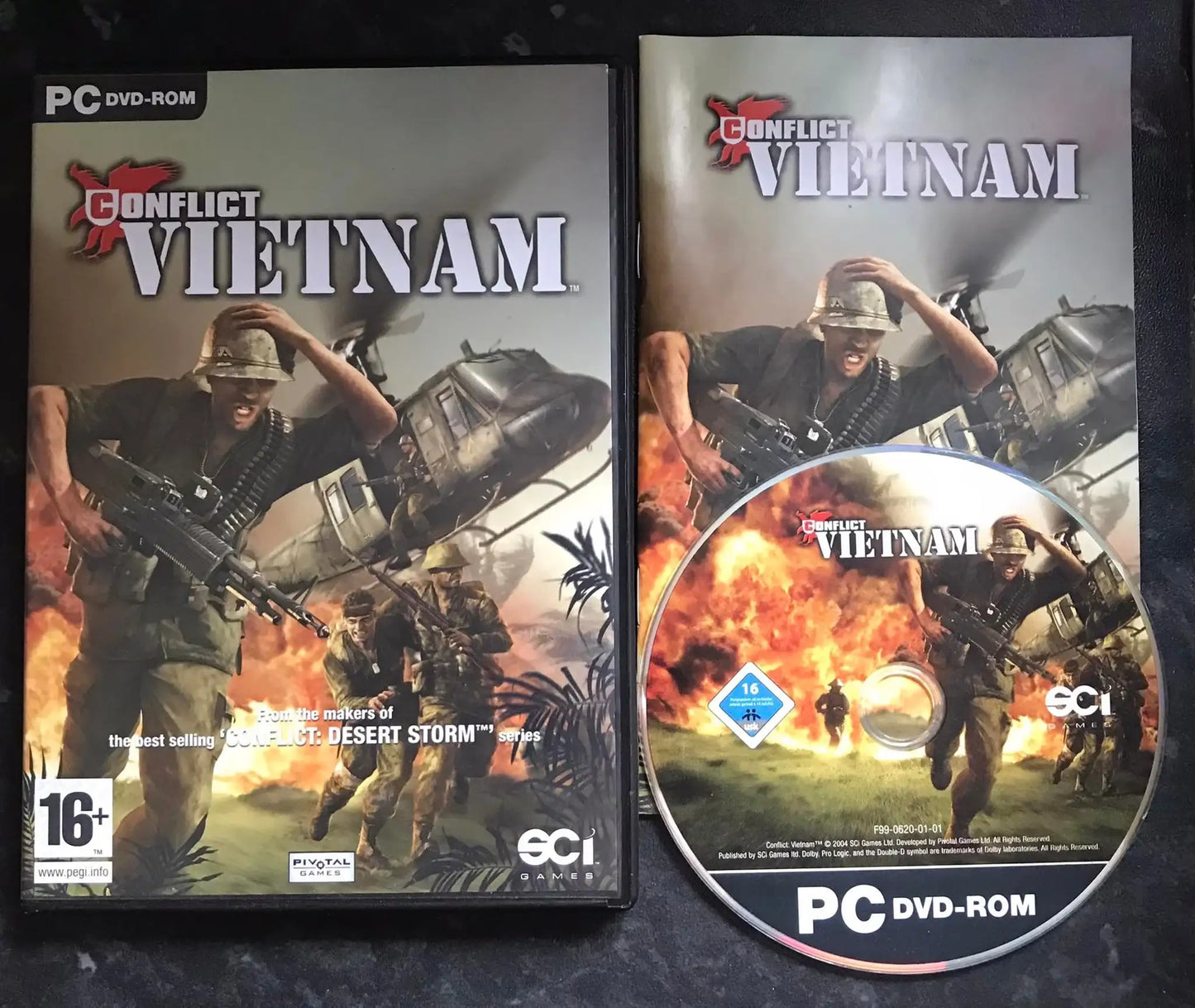 Conflict Vietnam, UK, Pal, PC Game Magretro