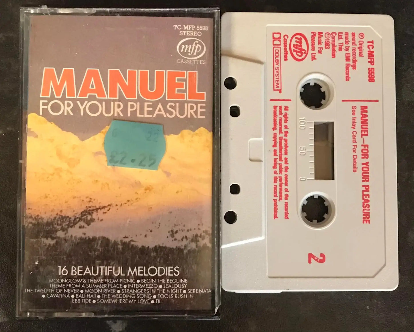 Manuel, For Your Pleasure Album, Music For Pleasure, MFP 5598, Vintage Cassette Magretro