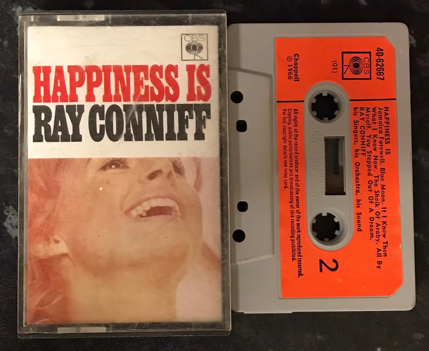 Happiness is Ray Conniff Album, CBS, 40-62667, Vintage Cassette Magretro