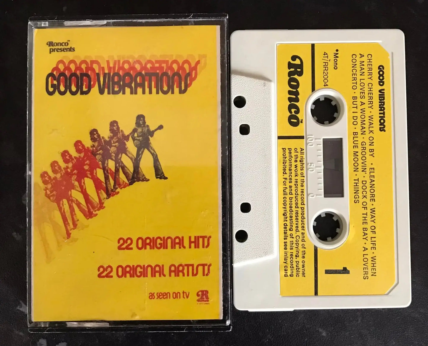 Good Vibrations Album, 22 Original Hits, Ronco, 4T/RR2004 Magretro