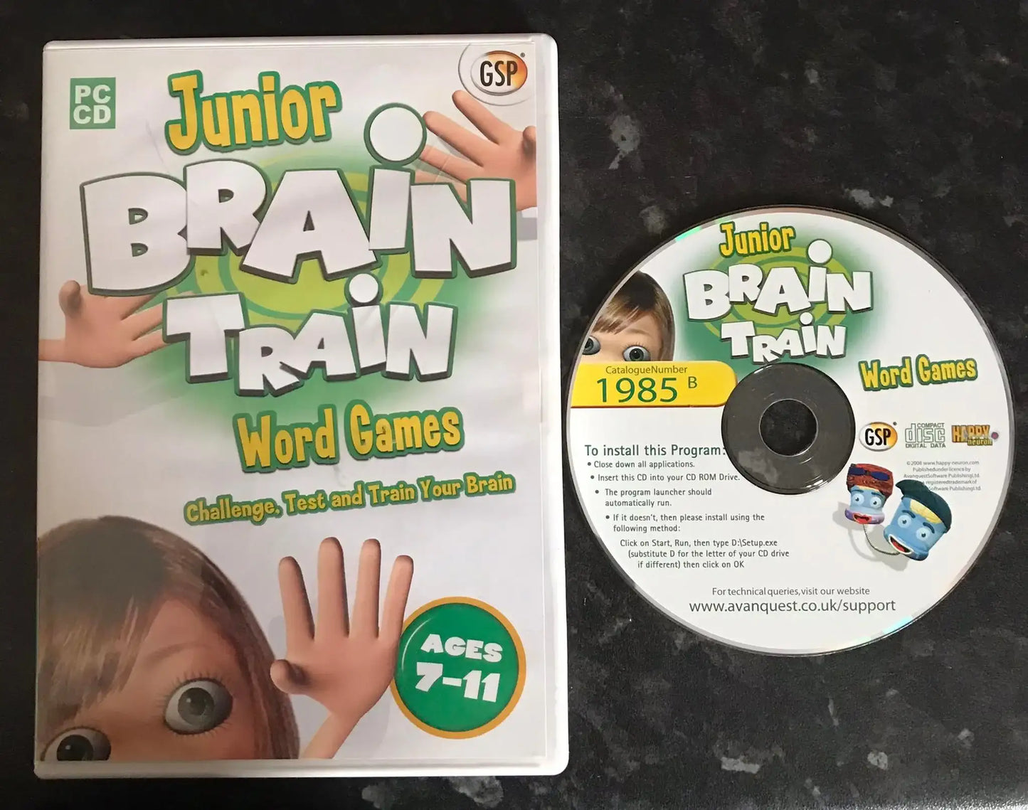 Junior Brain Train, Word Games, PC Game Magretro