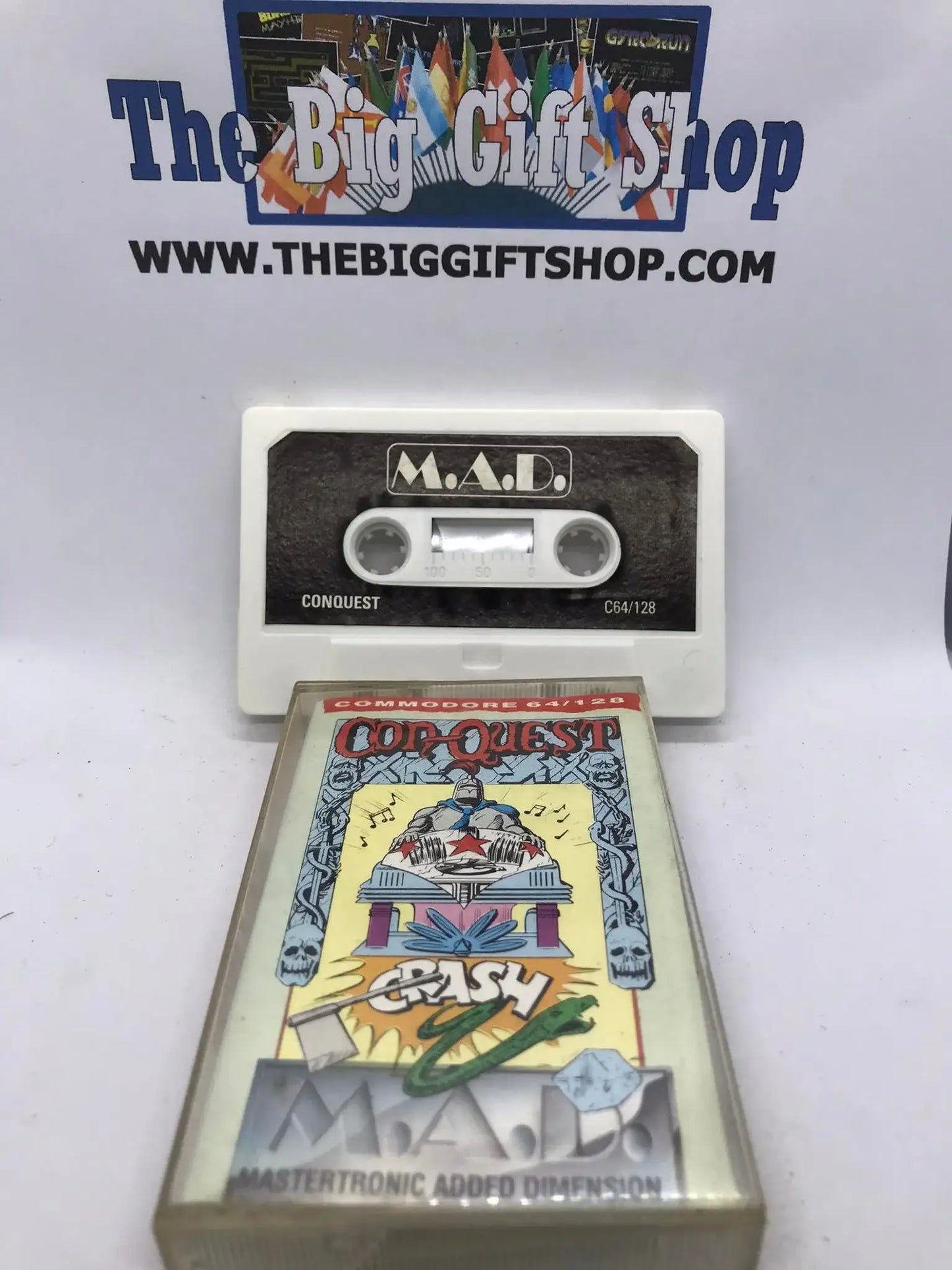 Con-Quest, C64, Released by Mastertronic, WORKING Magretro