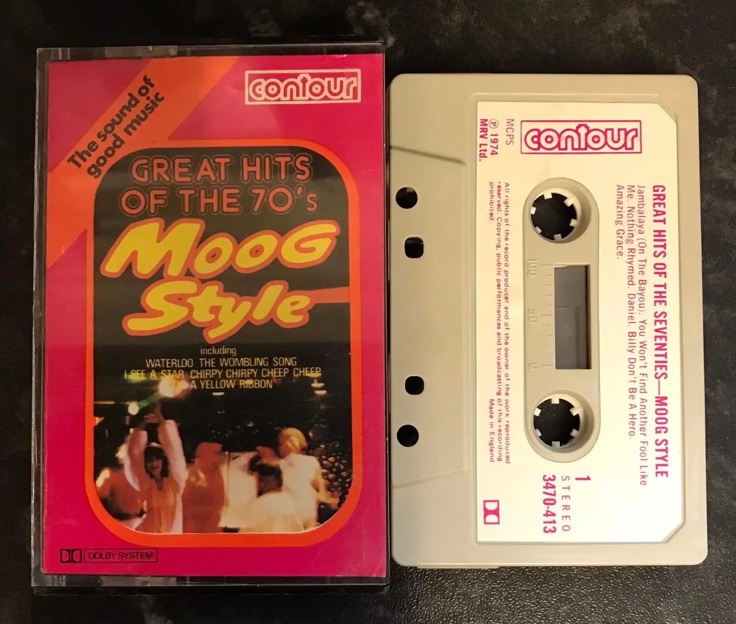 Great Hits of the 70's Moog Style Album, Contour Records, 3470 413 Magretro