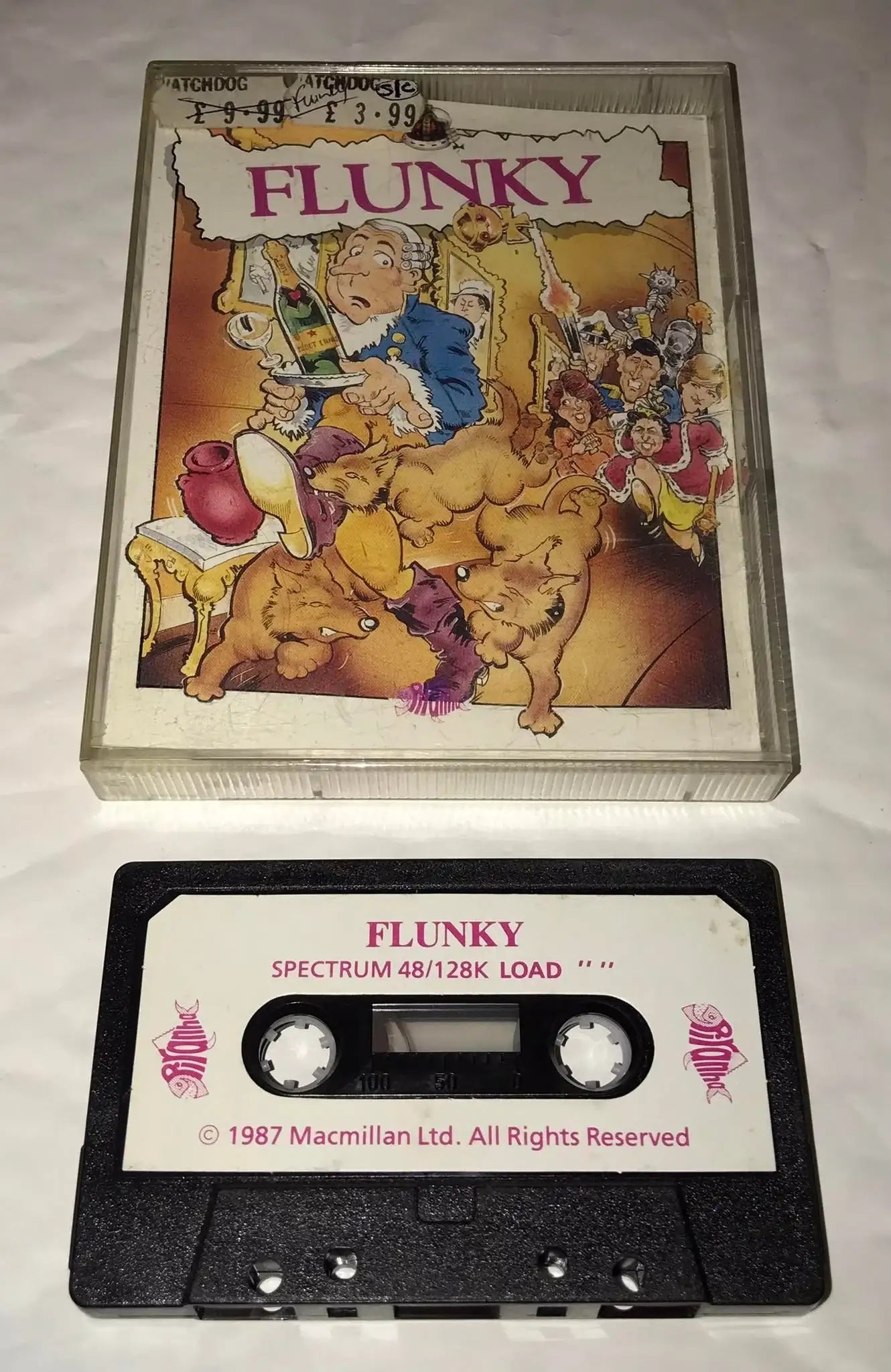 Flunky, ZX Spectrum game by Piranha, WORKING Magretro