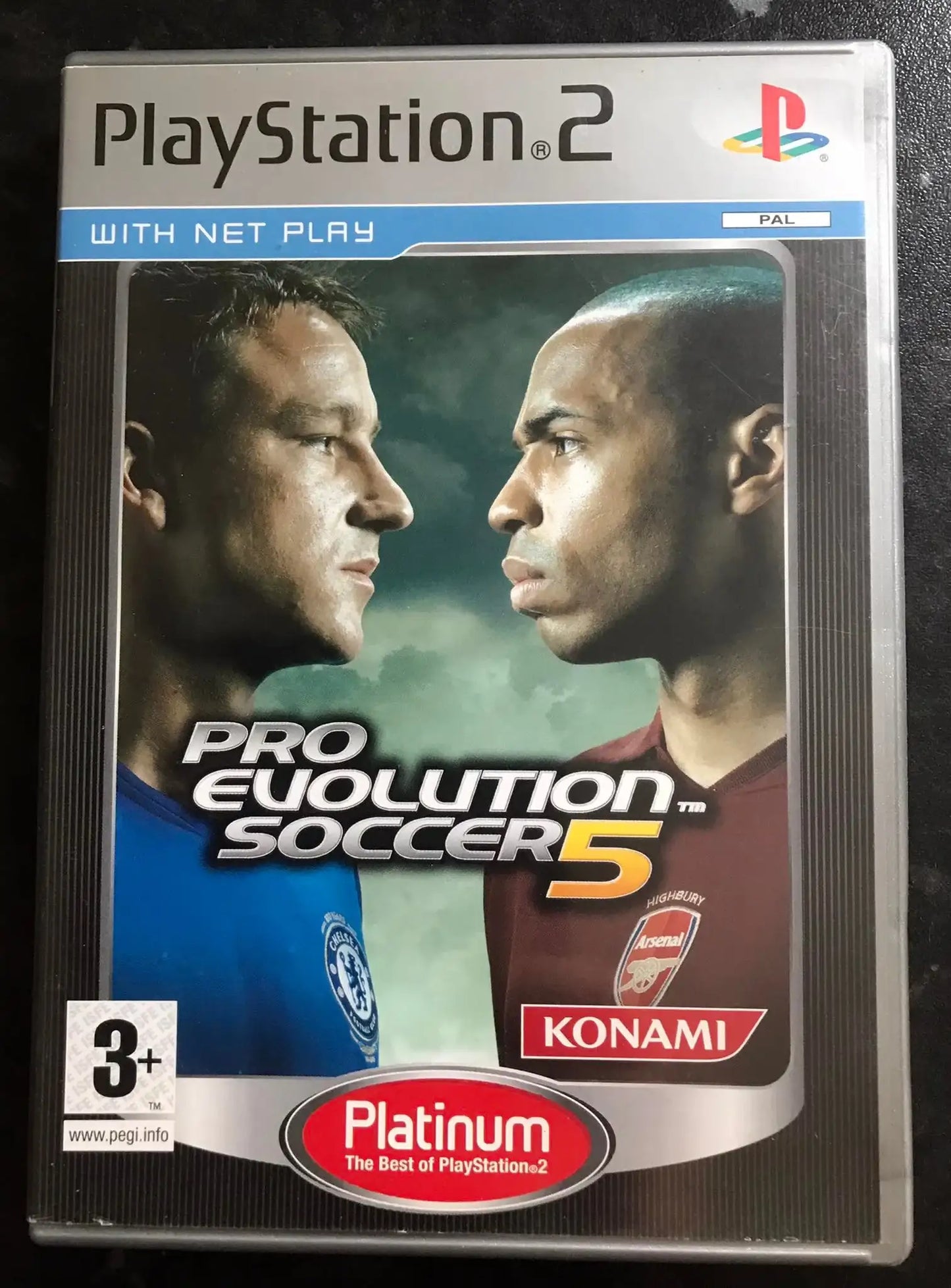 Pro Evolution Soccer 5 platinum, PS2 Game, PAL Magretro