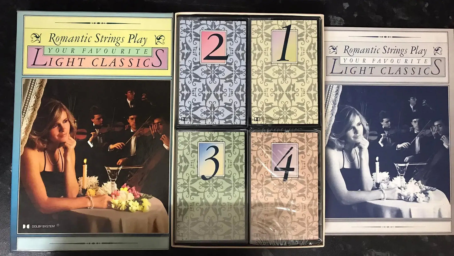 Romantic Strings Play Your Favourite Light Classics, 4 tape Set, RDC91291 Magretro