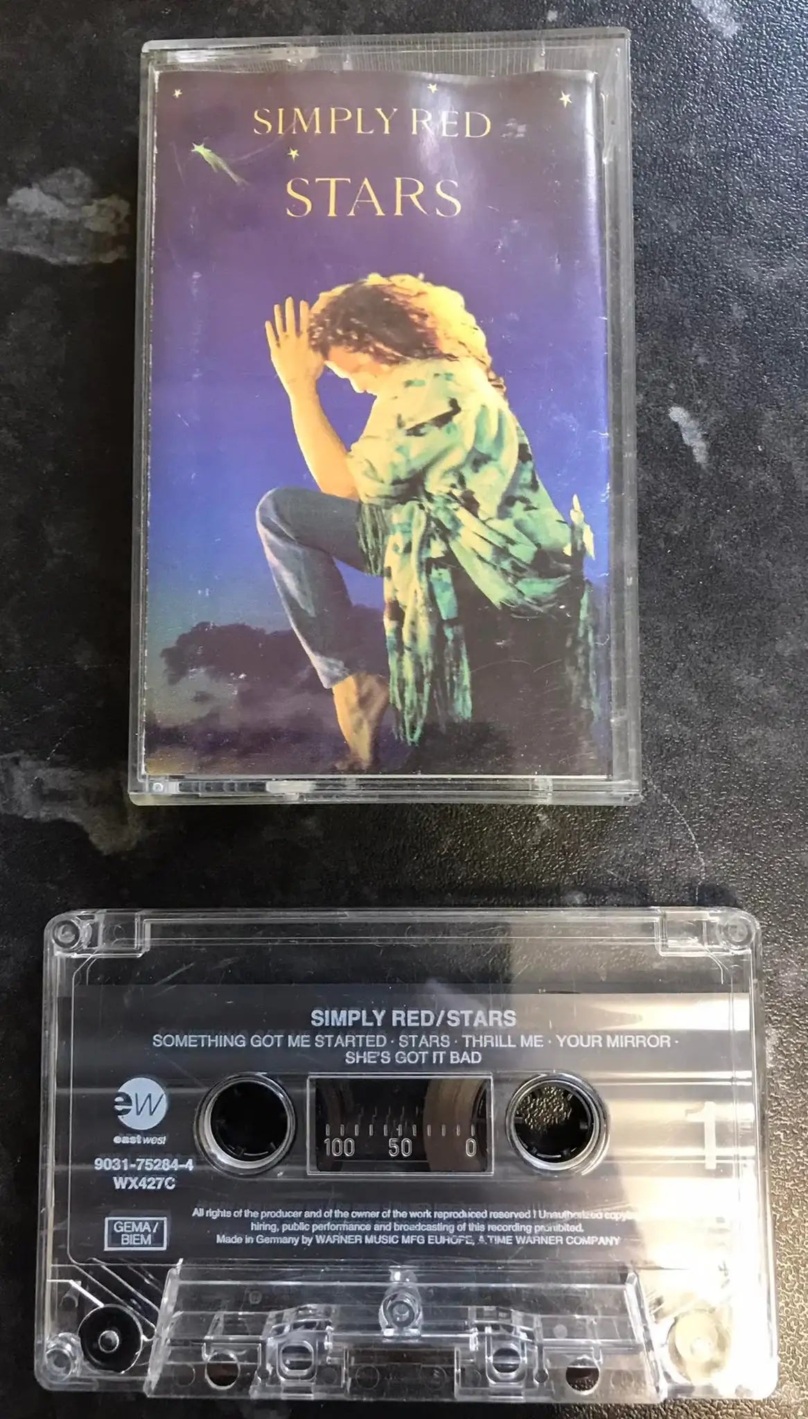 Simply Red, Stars Album, EastWest, WX 427C, Vintage Cassette Magretro