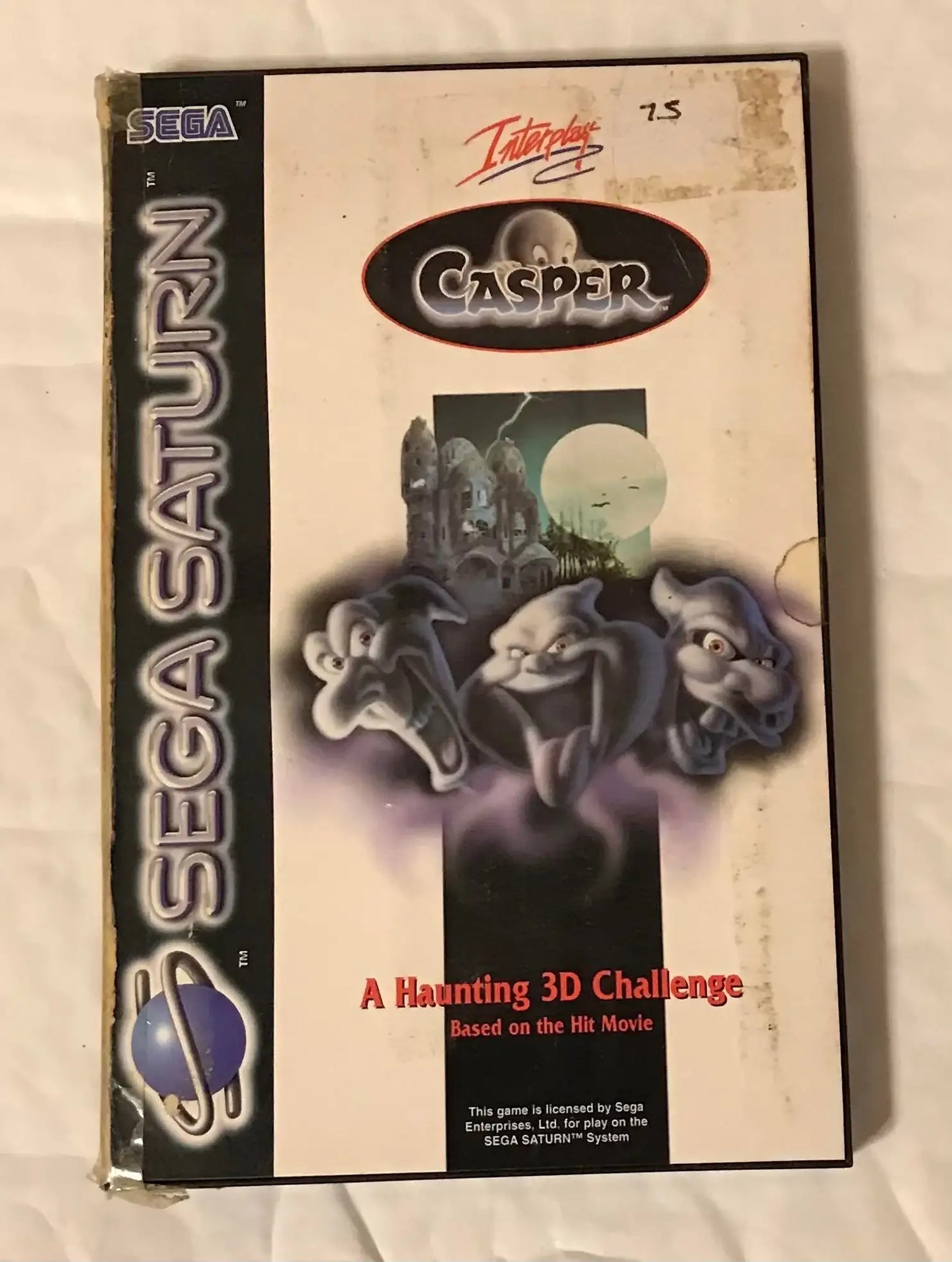 Sega Saturn game, casper UK PAL Magretro