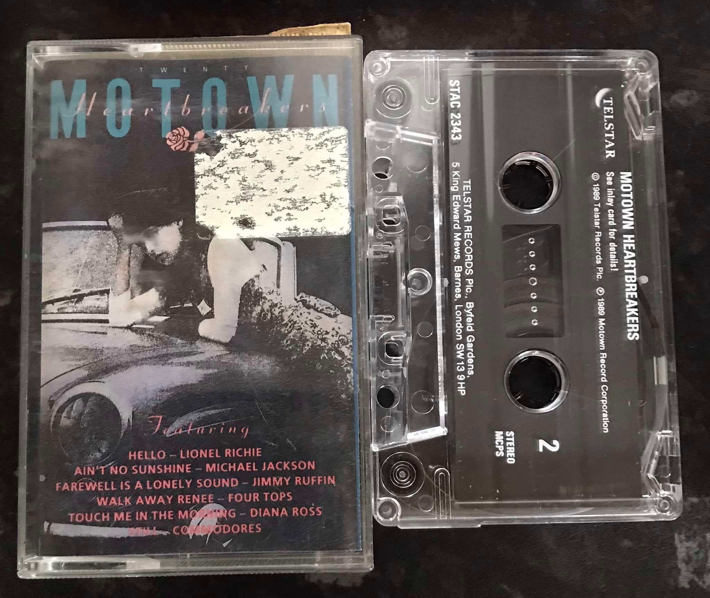 Twenty Motown Heartbreakers, Telstar, STAC 2343, Vintage Cassette Magretro