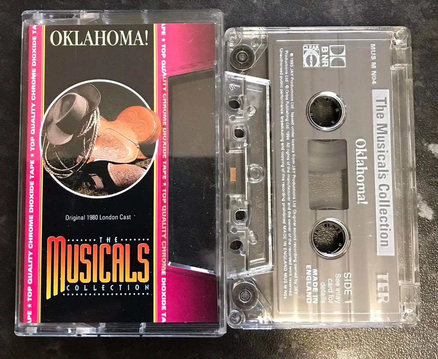 The Musicals Collection, no 4, Oklahoma, MUS M NO4, Vintage Cassette Magretro