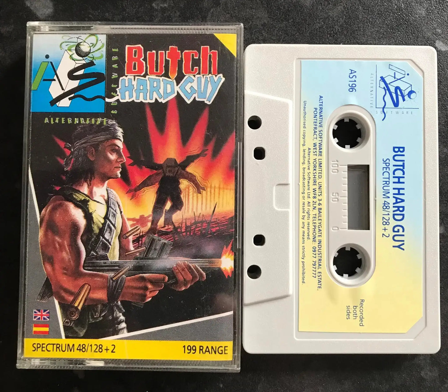 Butch Hard Guy by Alternative Software, ZX Spectrum Game, Working Magretro