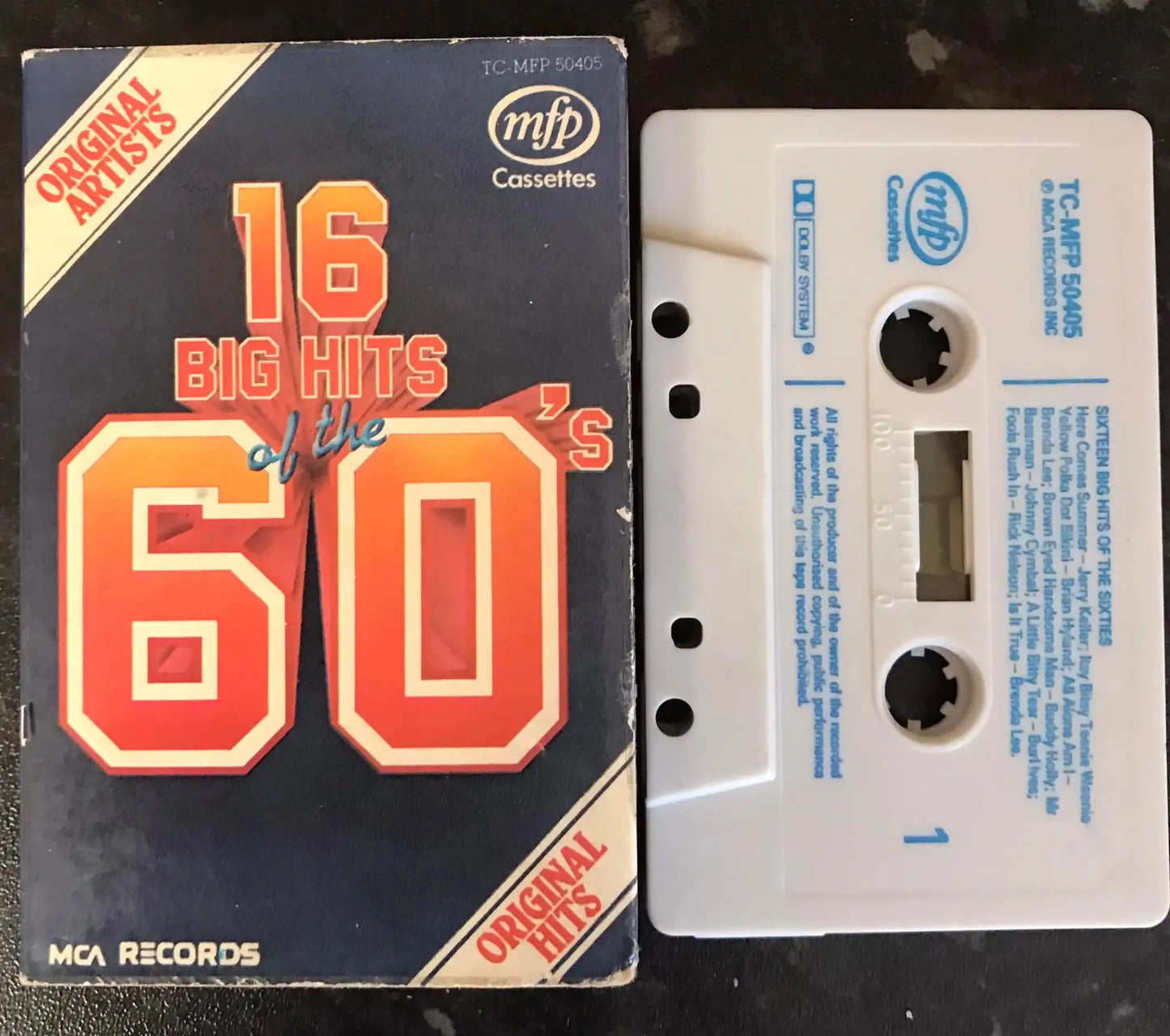 16 Big Hits of the 60's Album, Music For Pleasure, TC-MFP 50405 Magretro
