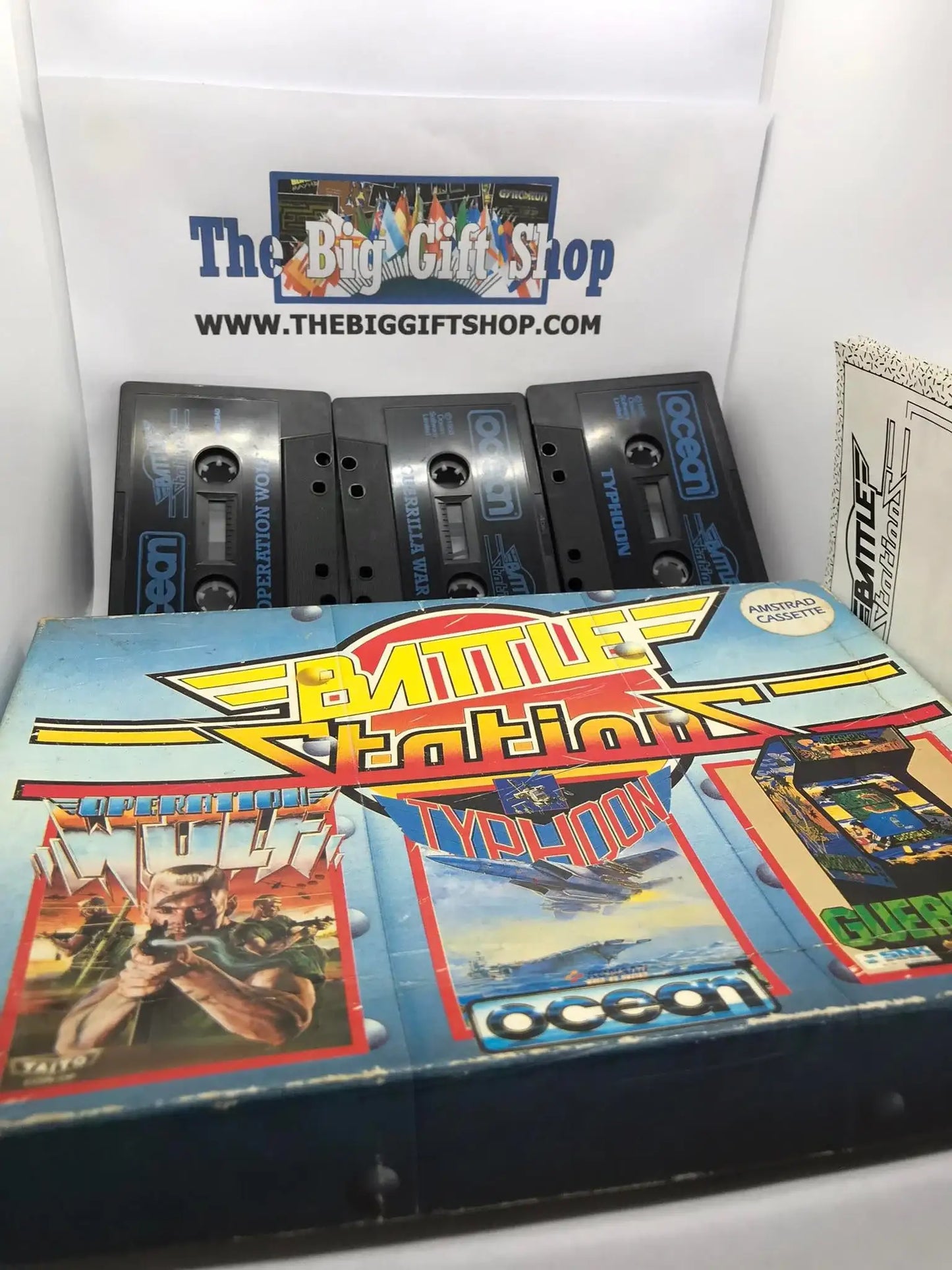 Battle Stations Compilation, CPC 464 / 664 Released by Ocean Software Magretro