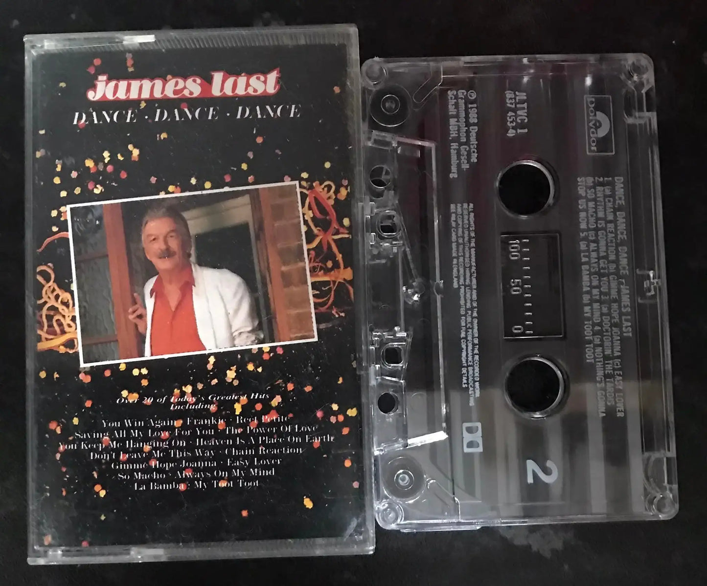 James Last, Dance Dance Dance Album, Polydor, JLTVC 1, Vintage Cassette Magretro