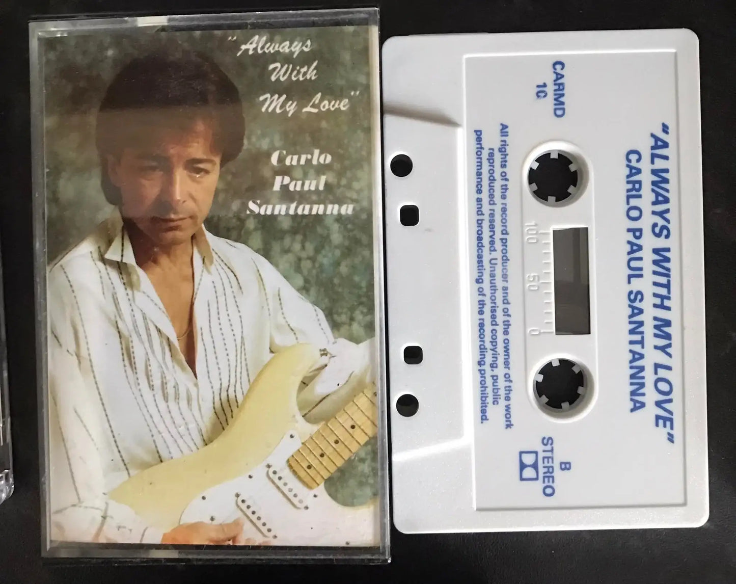 Carlo Paul Santanna, Always With My Love Album, CARMD 10, Vintage Cassette Magretro