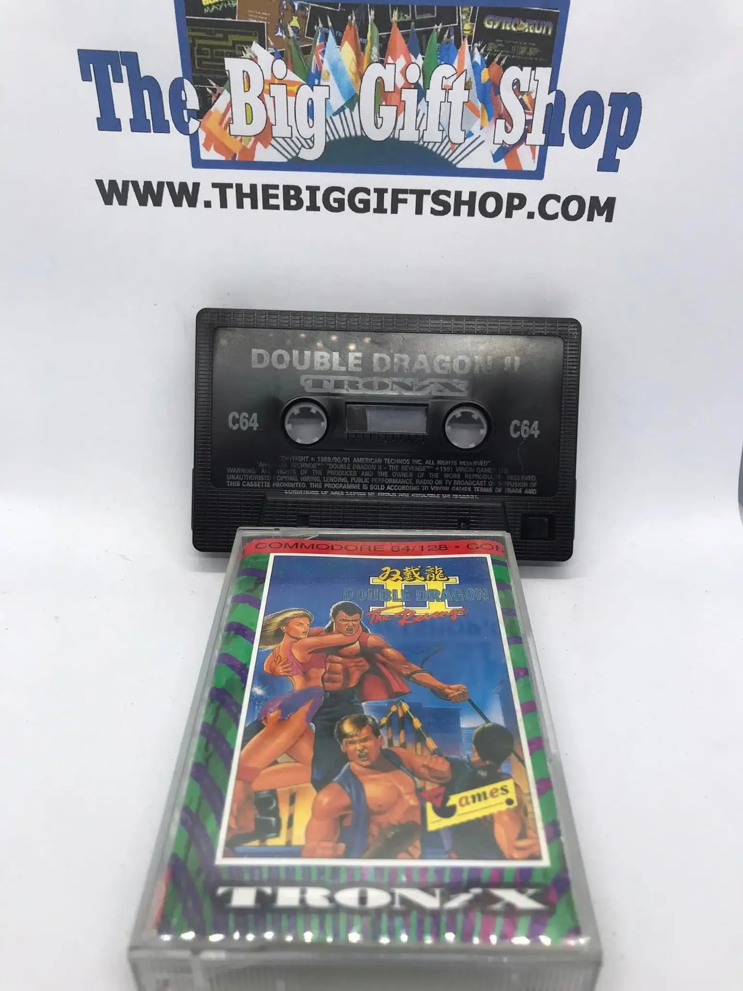 Double Dragon 2 The Revenge, C64, Released by Tronix, WORKING Magretro
