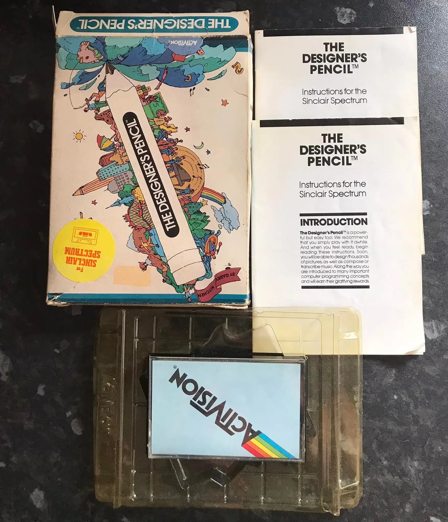 The Designers Pencil (Working), ZX Spectrum, by Activision Magretro