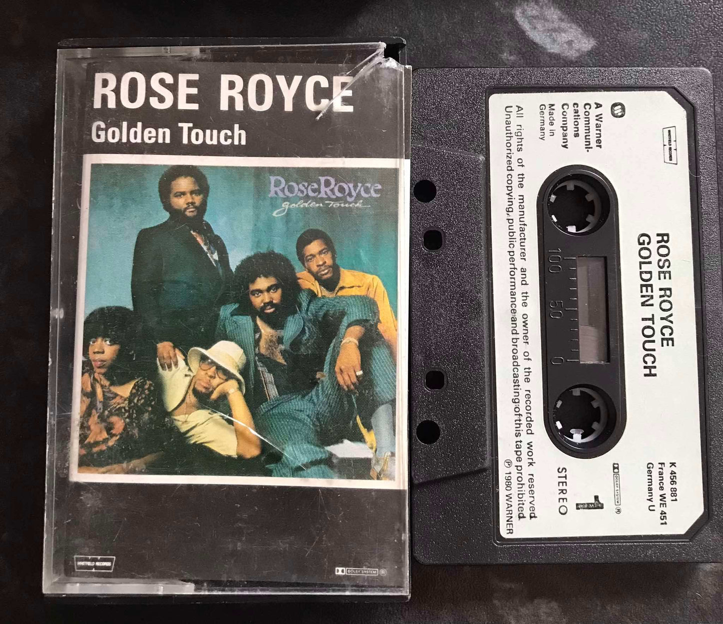 Rose Royce, Golden Touch Album, Warner, K 456 881, Vintage Cassette Magretro