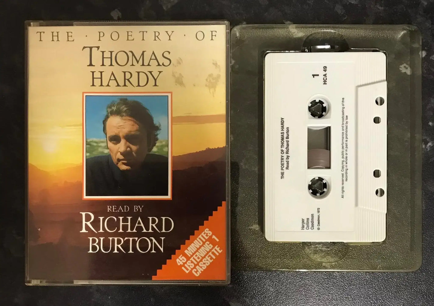 The Poetry of Thomas Hardy read by Richard Burton Audiobook, HCA 49 Magretro
