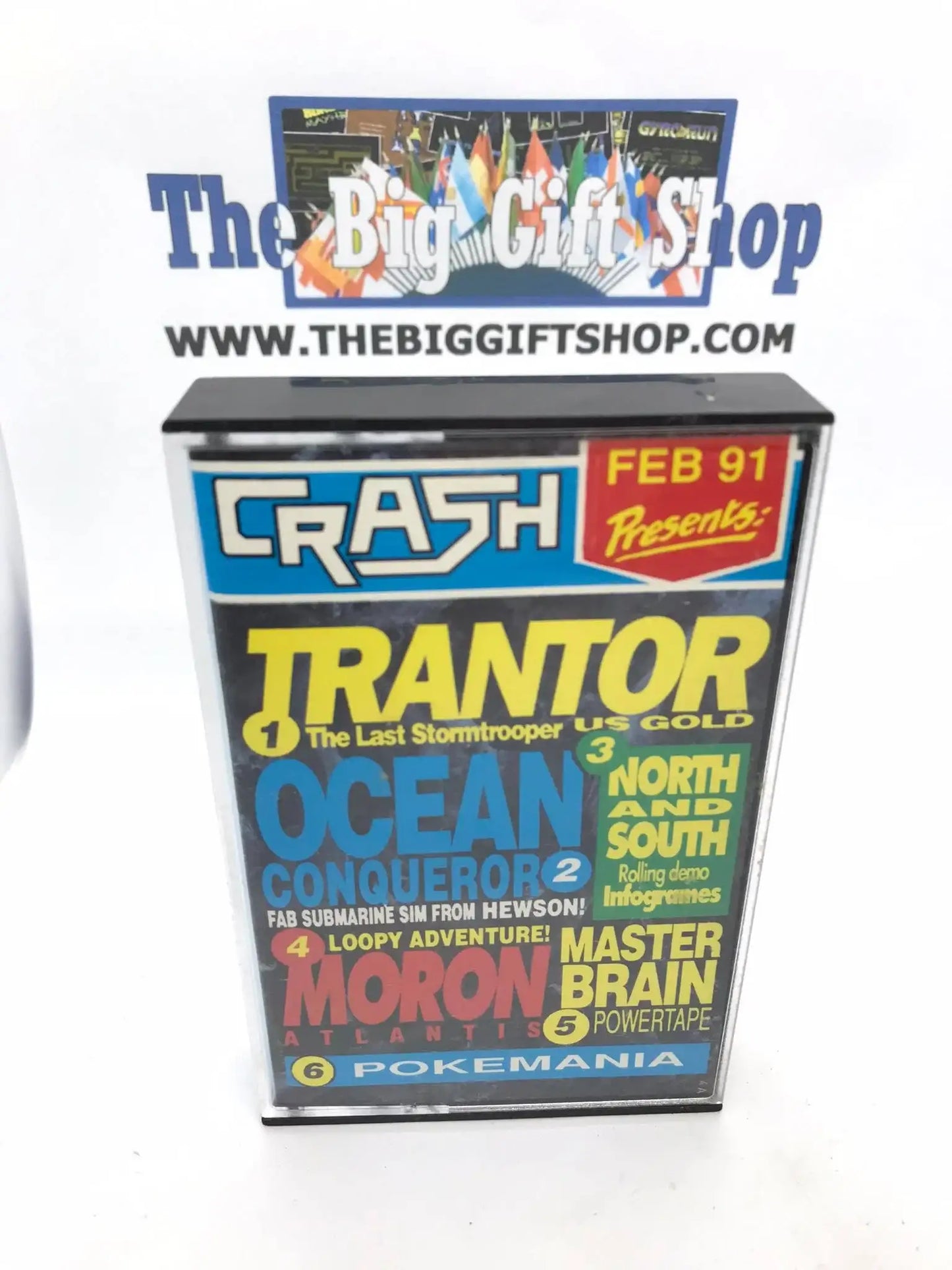 CRASH, Magazine tape February 1991, ZX Spectrum Magretro