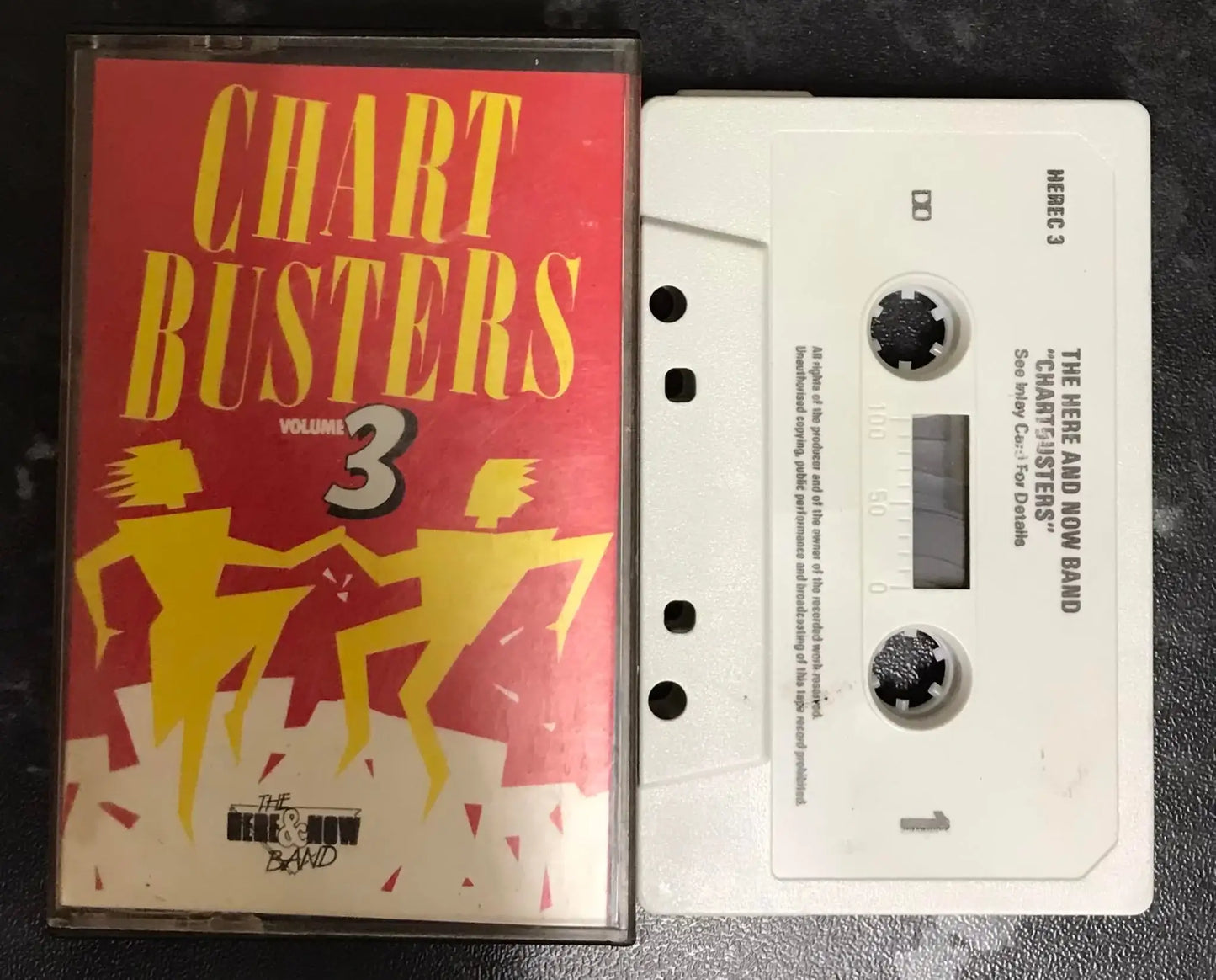 Chartbusters Volume 3, The Here and Now band, HEREC 3, Vintage Cassette Magretro