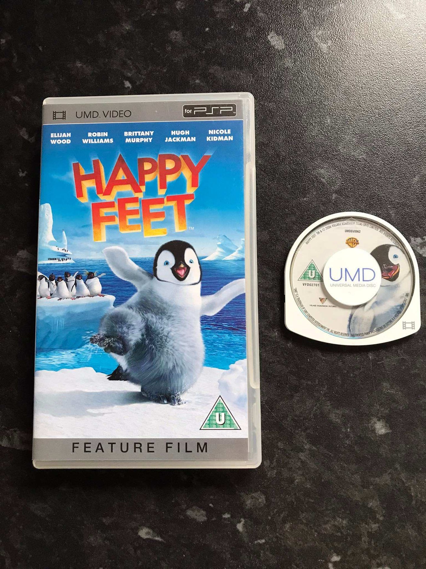 happy feet, movie, PSP, PAL, with box Magretro