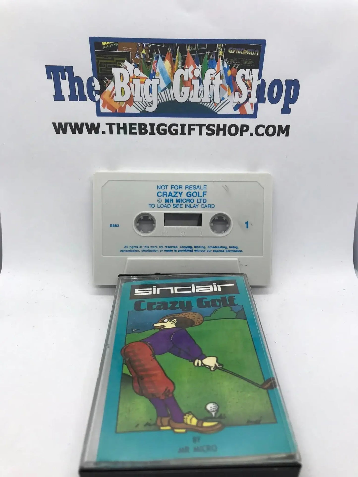 Crazy Golf , ZX Spectrum, Released by Mr micro, WORKING Magretro