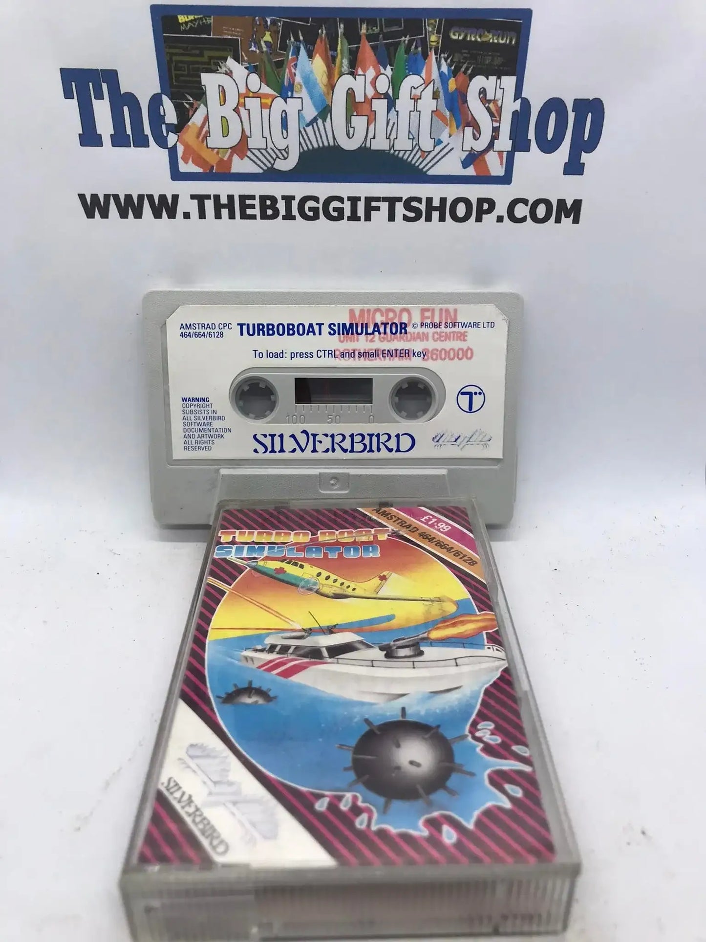 Turbo Boat Simulator, CPC 464 / 664, Released by Silverbird Software Ltd Magretro