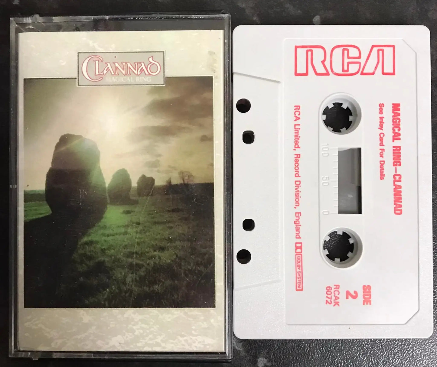 Clannad, Magical Ring Album, RCA, RCAK 6072, Vintage Cassette Magretro