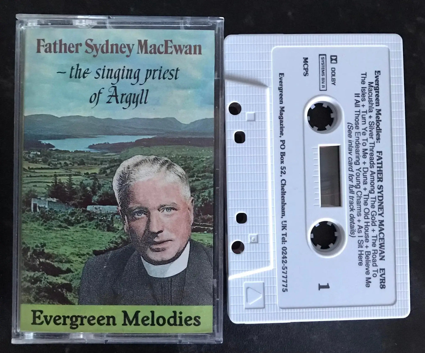 Father Sydney MacEwan, The Singing Priest of Argyll, EVR8, Vintage Cassette Magretro