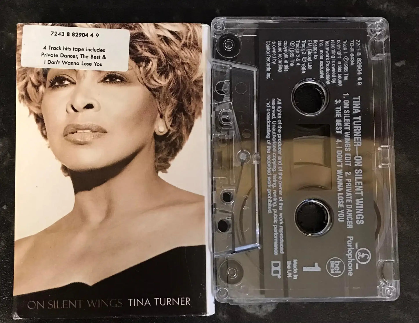 Tina Turner, On Silent Wings Single, Parlophone, 7243 8 82904 4 9 Magretro