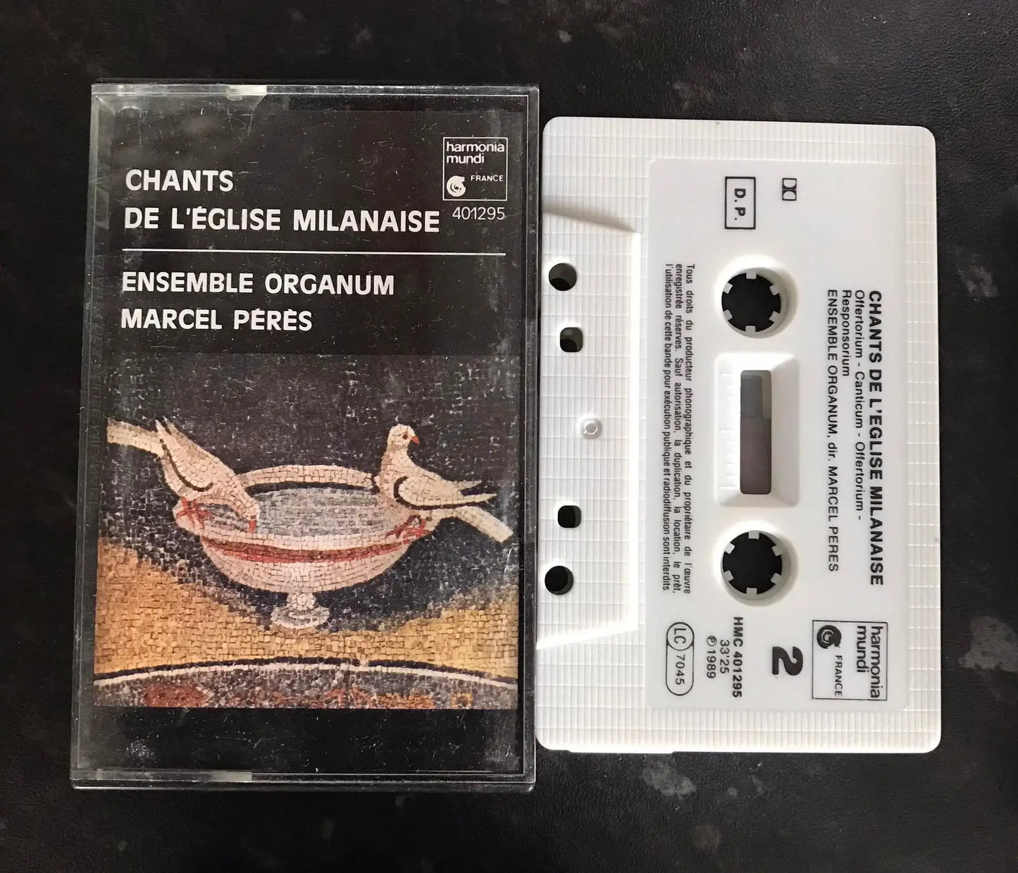 Chants De L'Eglise Milanaise, Marcel Peres, HMC 401295, Vintage Cassette Magretro
