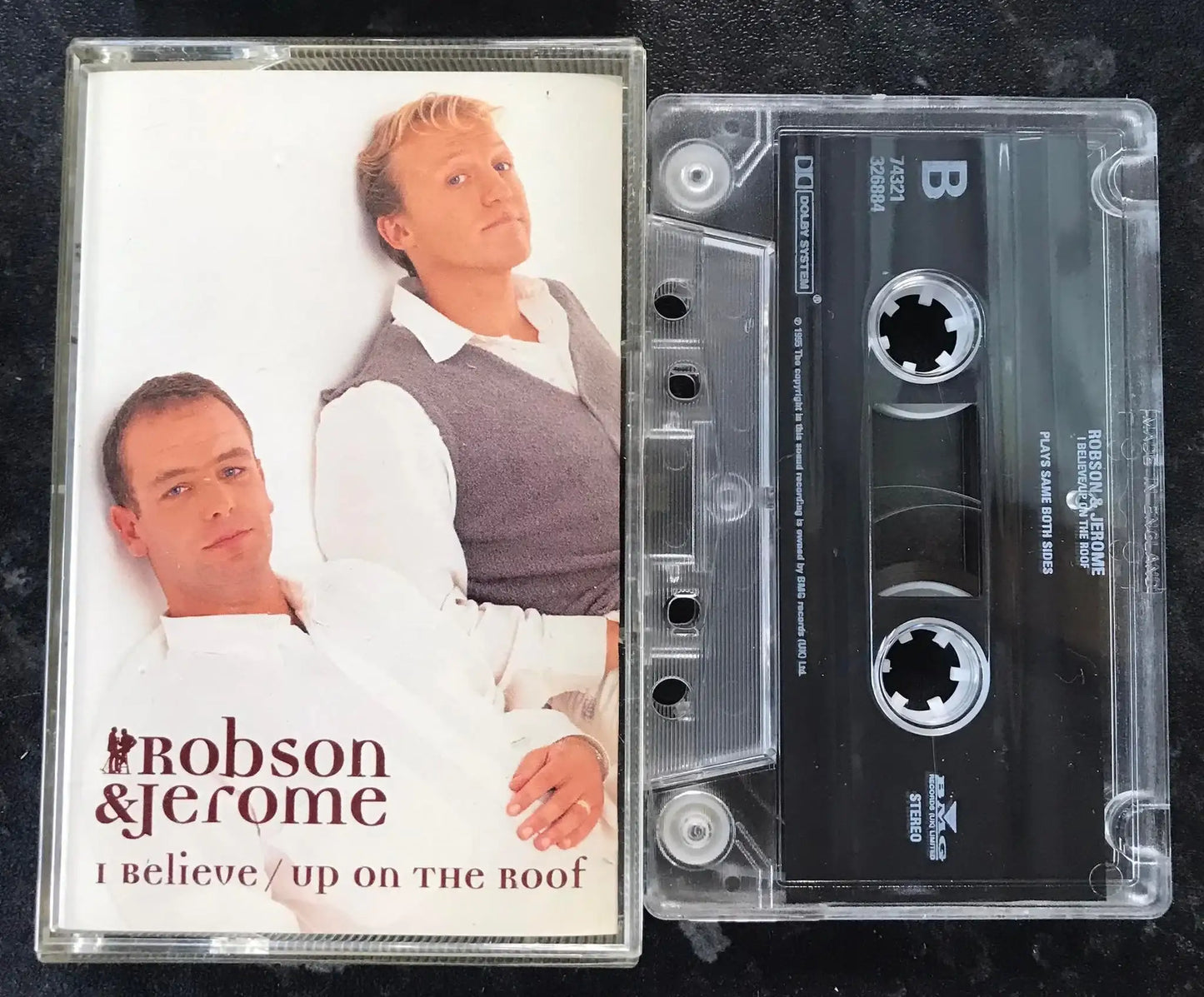 Robson and Jerome, I Believe Single, RCA, 74321326884, Vintage Cassette Magretro