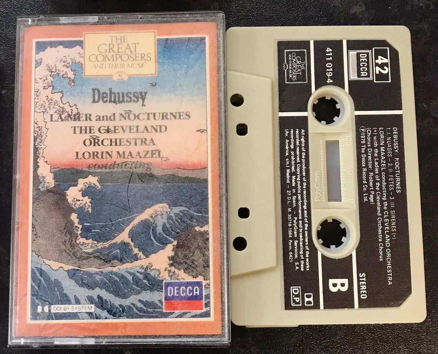 The Great Composers, Debussy, La Mer & Nocturnes, 411 019-4 Magretro