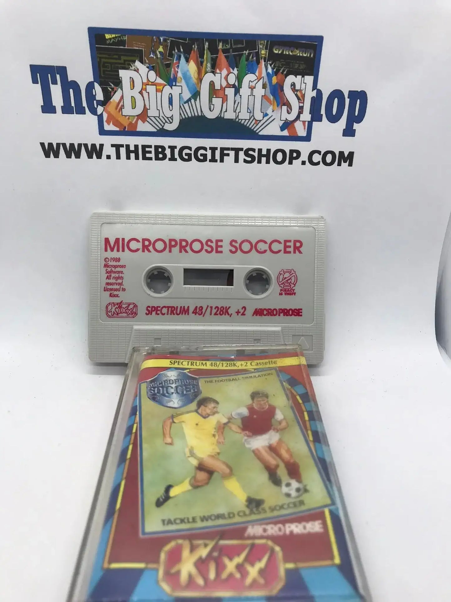 Microprose Soccer (Kixx) (Tested Working), ZX Spectrum, Microprose Magretro