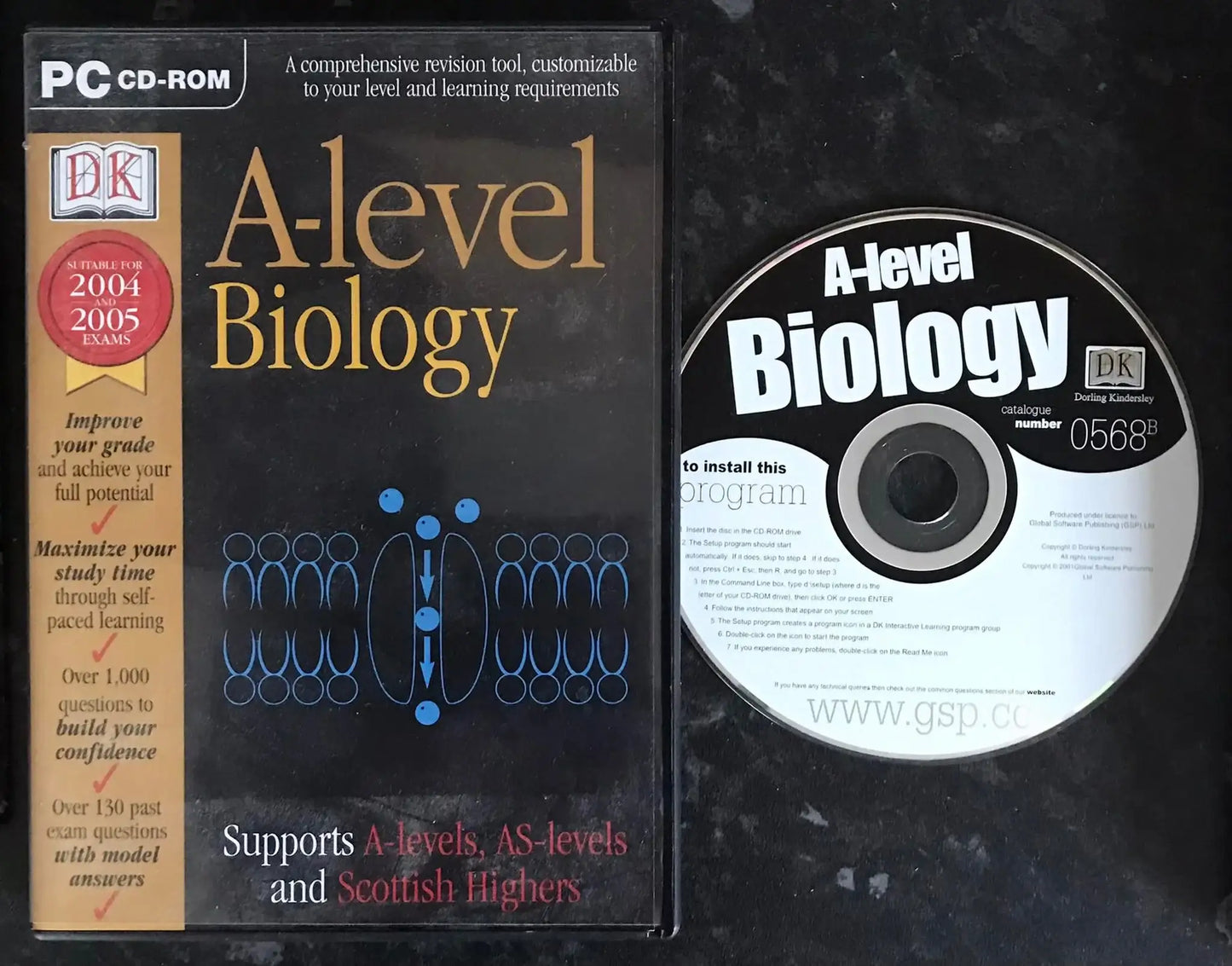 A-Level Biology, 2004 and 2005 exams, PC Game Magretro