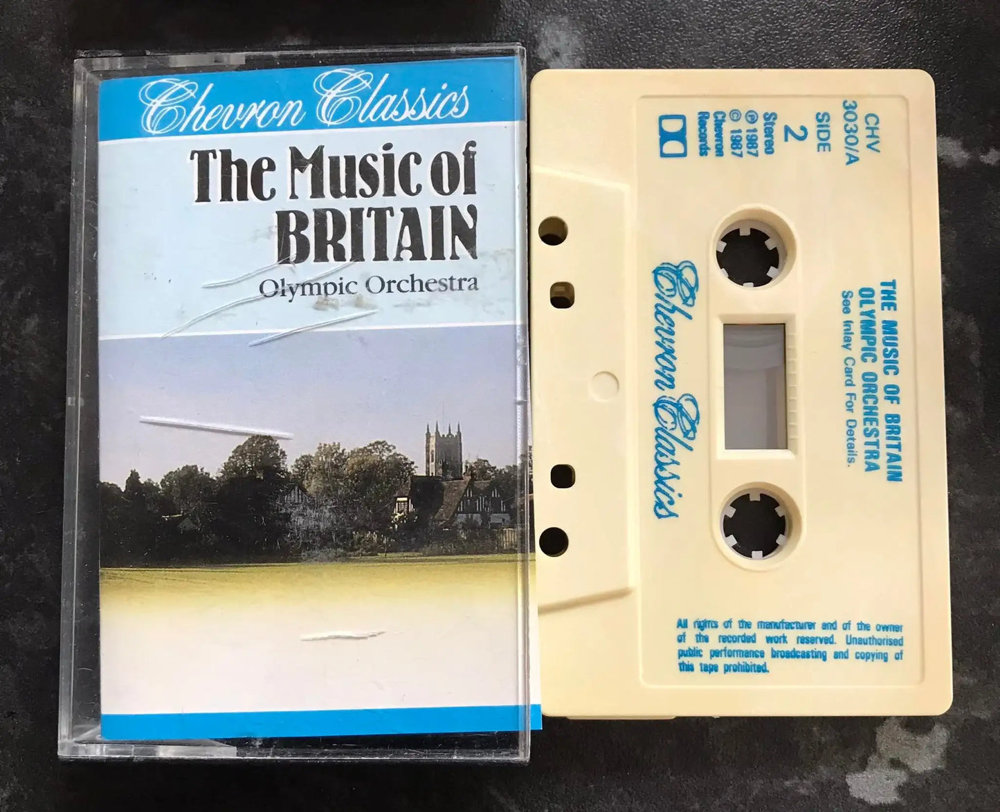 The Music Of Britain Album, Olympic Orchestra, chv 3030/A, Vintage Cassette Magretro