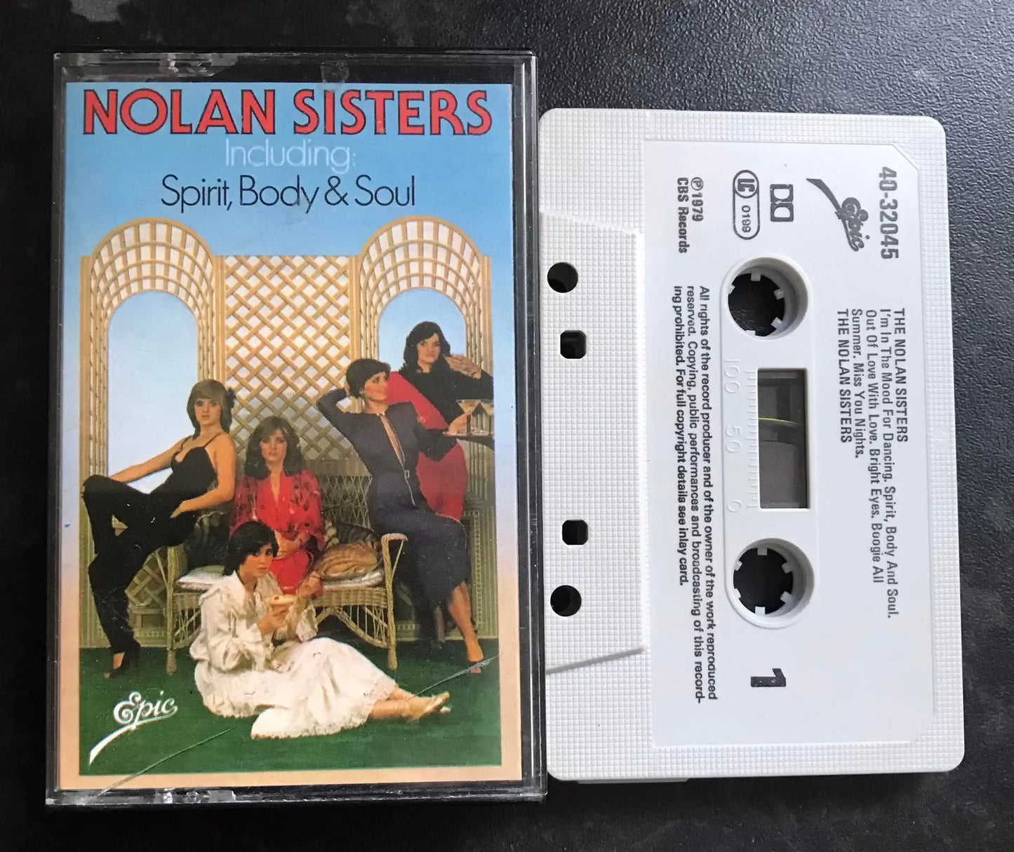 The Nolan Sisters Album, Epic, EPC 40-32045, Vintage Cassette Magretro