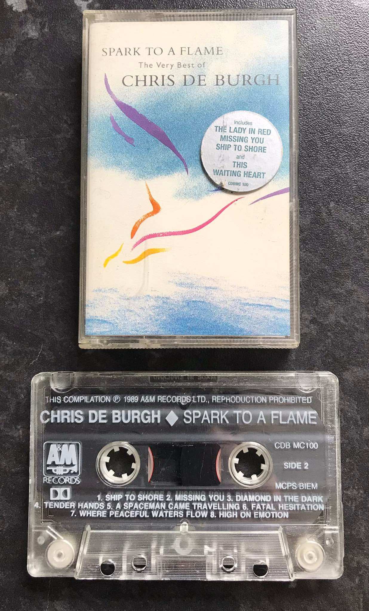 Chris De Burgh, Spark To A Flame, The Very Best Of, A&M Records, CDBMC 100 Magretro
