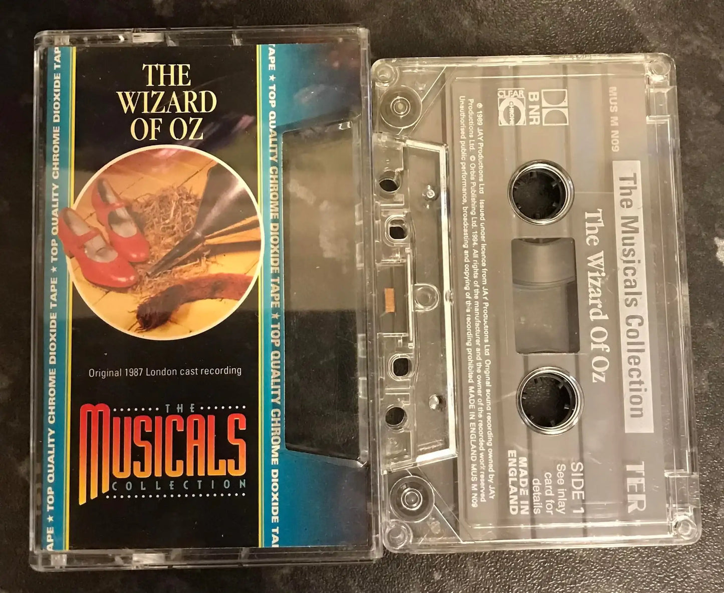 The Musicals Collection, no 9, The Wizard Of Oz, MUS M NO9, Vintage Cassette Magretro