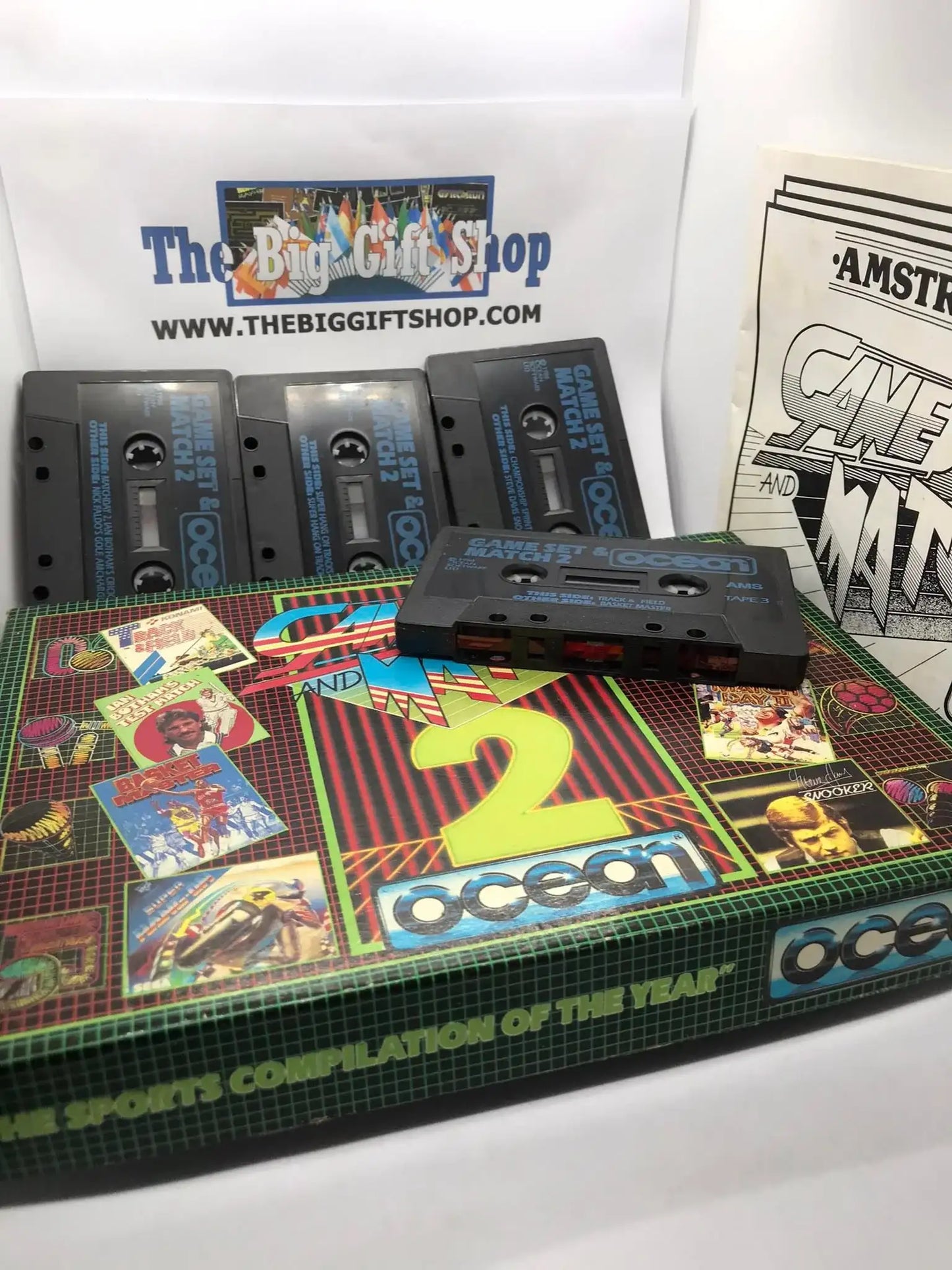 Game Set and Match 2, CPC 464 / 664 Released by Ocean Software Magretro