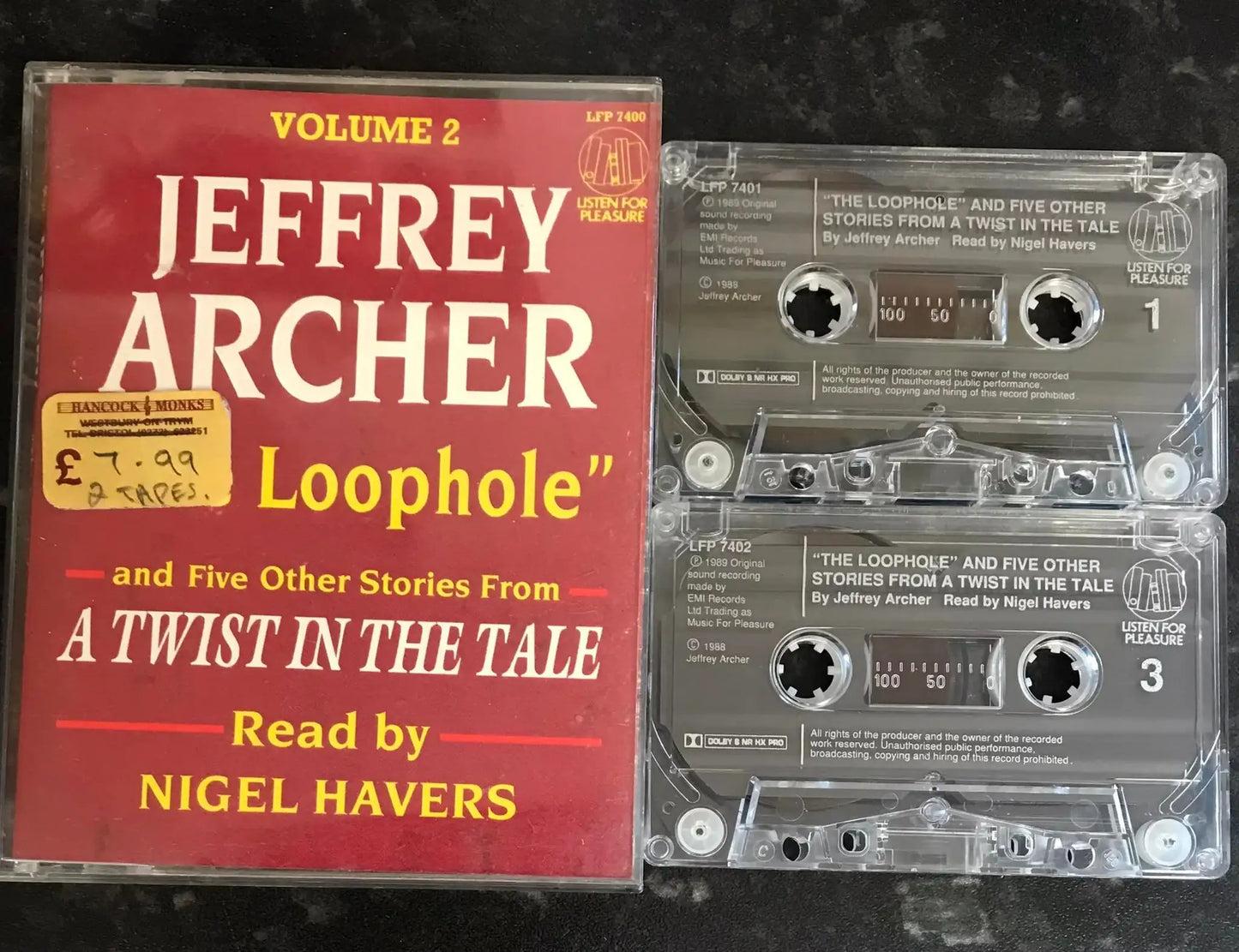 The Loophole and five other tales, Volume 2, Jeffrey Archer, 41 7400 5 Magretro