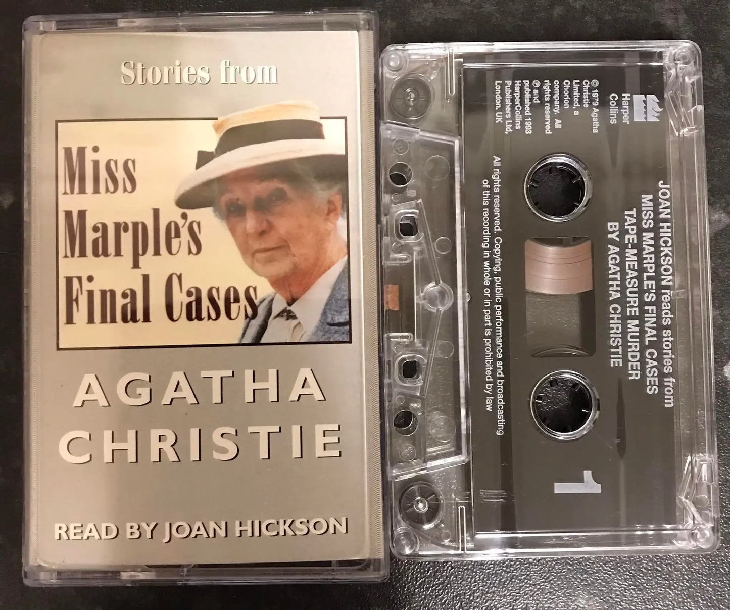 Stories from Miss Marple's Final Cases, HARPER COLLINS, Vintage Cassette Magretro