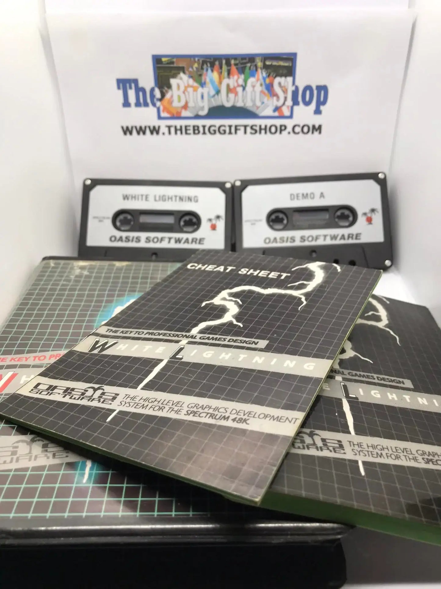 White Lightning (Tested Working), ZX Spectrum, Released by Oasis Software Magretro