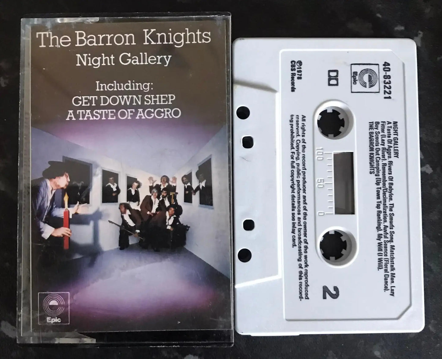 The Barron Knights, Night Gallery Album, EPIC, 40-83221, Vintage Cassette Magretro