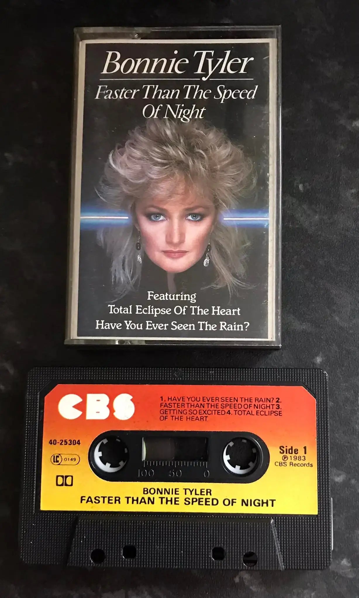 Bonnie Tyler, Faster Than The Speed Of Night by CBS,40-25304, 40-32747 Magretro