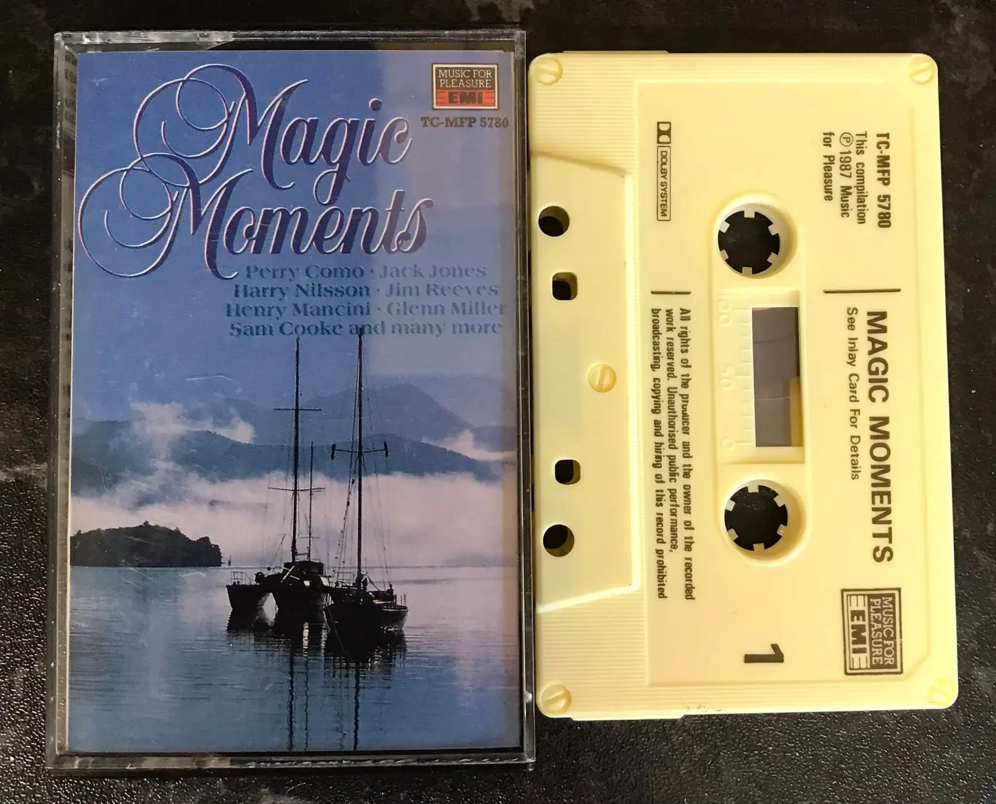 Magic Moments Album, Music For Pleasure,TC-MFP 5780, Vintage Cassette Magretro