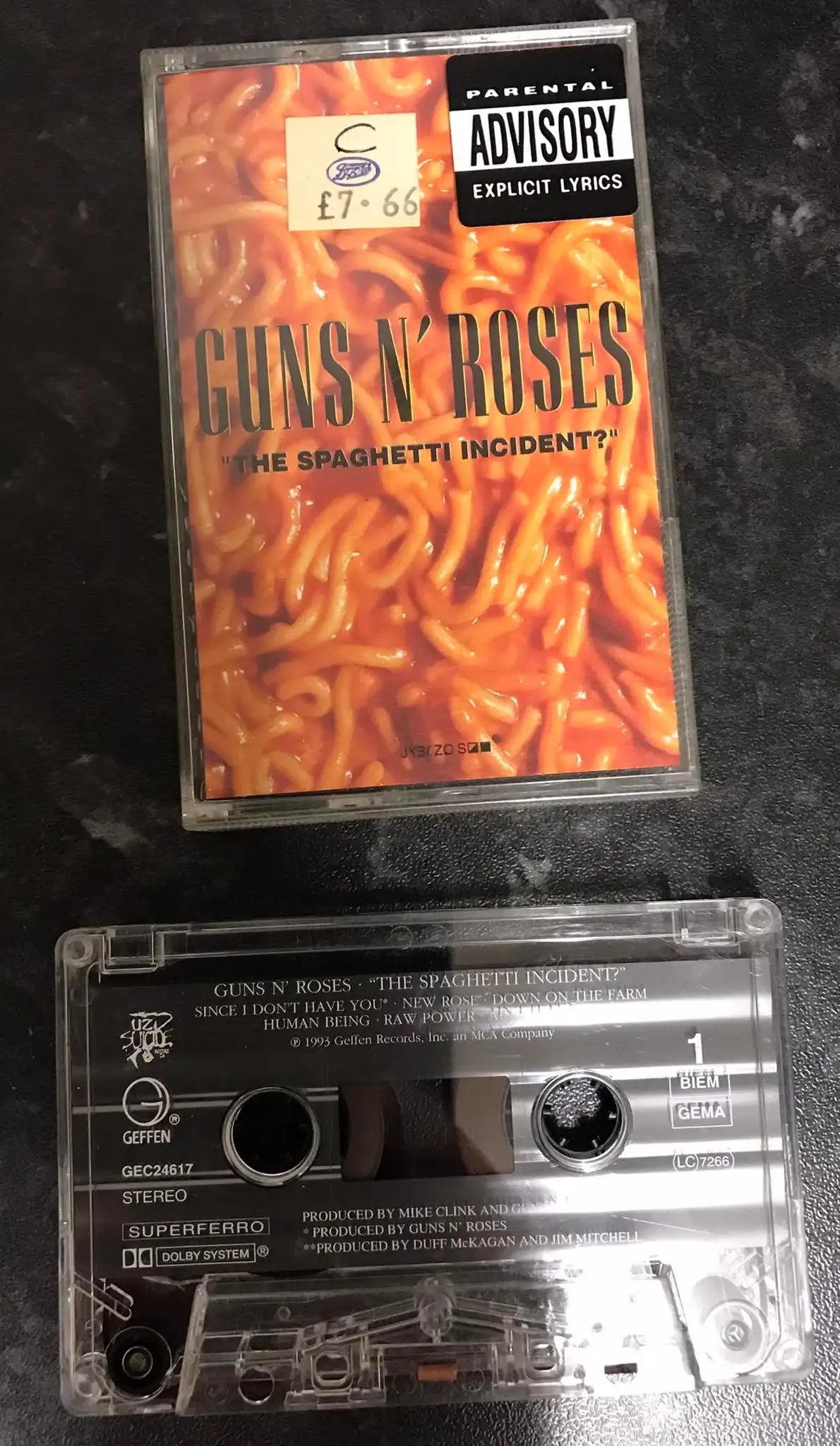 Guns N' Roses, The Spaghetti Incident? Album, Geffen Records, GEC24617 Magretro