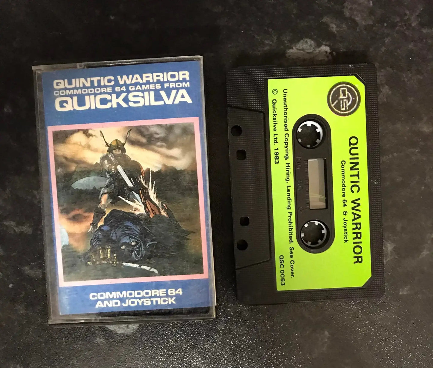 Quintic Warrior, C64 Game, by Quicksilva, WORKING Magretro
