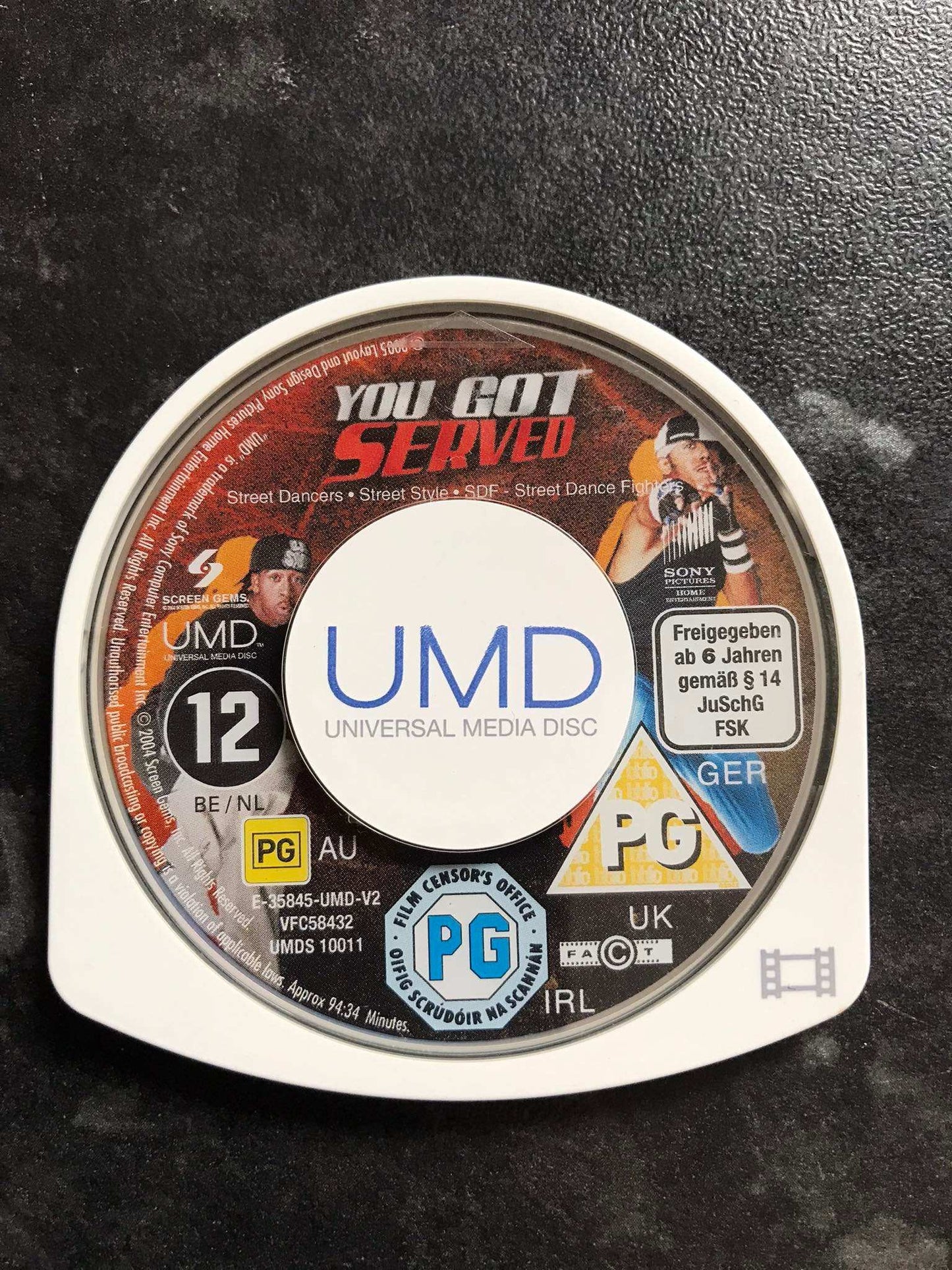 you got served, movie, PSP, PAL, No Box or Instructions Magretro